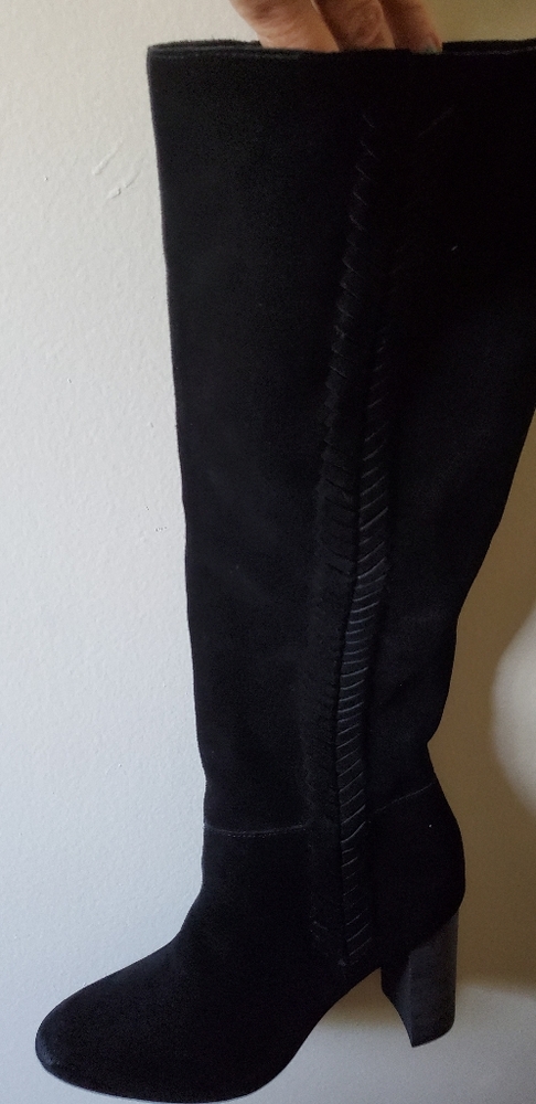 Charles David Black Suede Boots